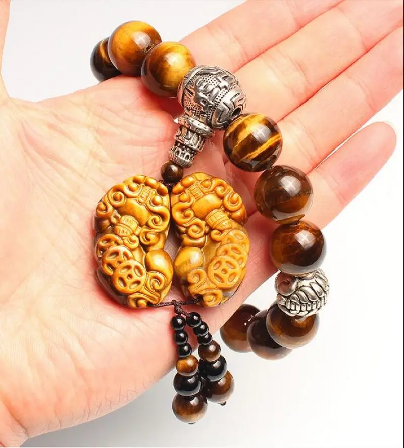Автомобильный орнамент натуральный камень тигровый глаз автомобильная шестерня