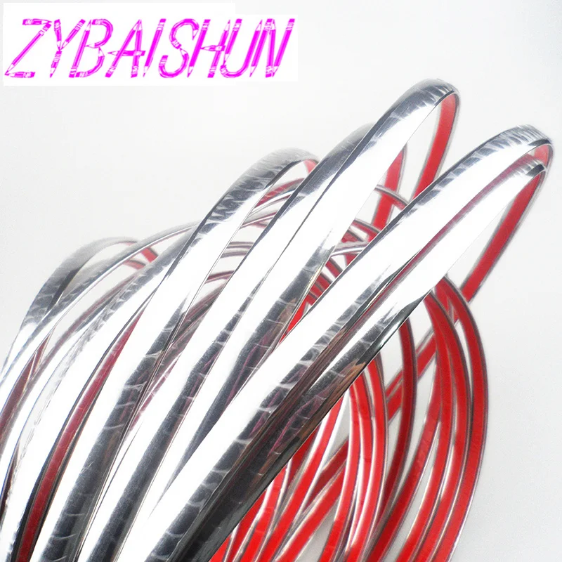 10mm x 15m car chrome hair styling tools decoration band decoration for Cadillac XTS SRX ATS CTS/Renault Koleos Fluenec Latitude