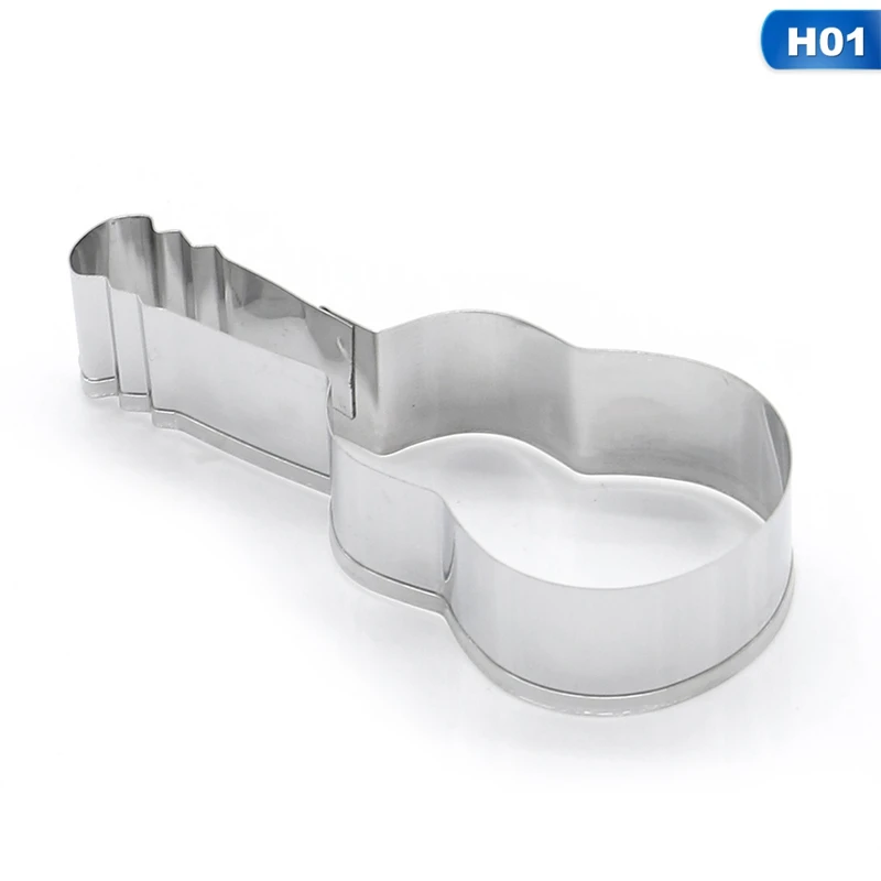 KN2117H01 С рисунком животных из нержавеющей стали печенье резак Толщина фрукты высекальные Формы для кексов форма для выпечки Кухонные принадлежности для выпечки - Цвет: KN2117H01