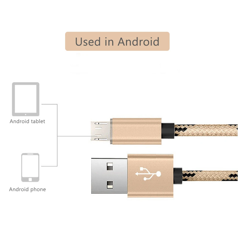 NOHON Fast Charging Sync Cable Micro USB For Samsung Galaxy S7 For Huawei For Xiaomi Redmi Android Phone Lighting Charger Cables