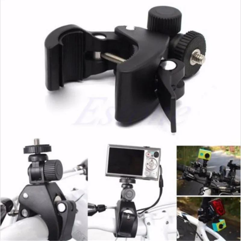 New Portable Cyclin Handlebar 1/4 Mount Screw Clamp Bracket Tripod for Camera DV Gopro Hero | Электроника
