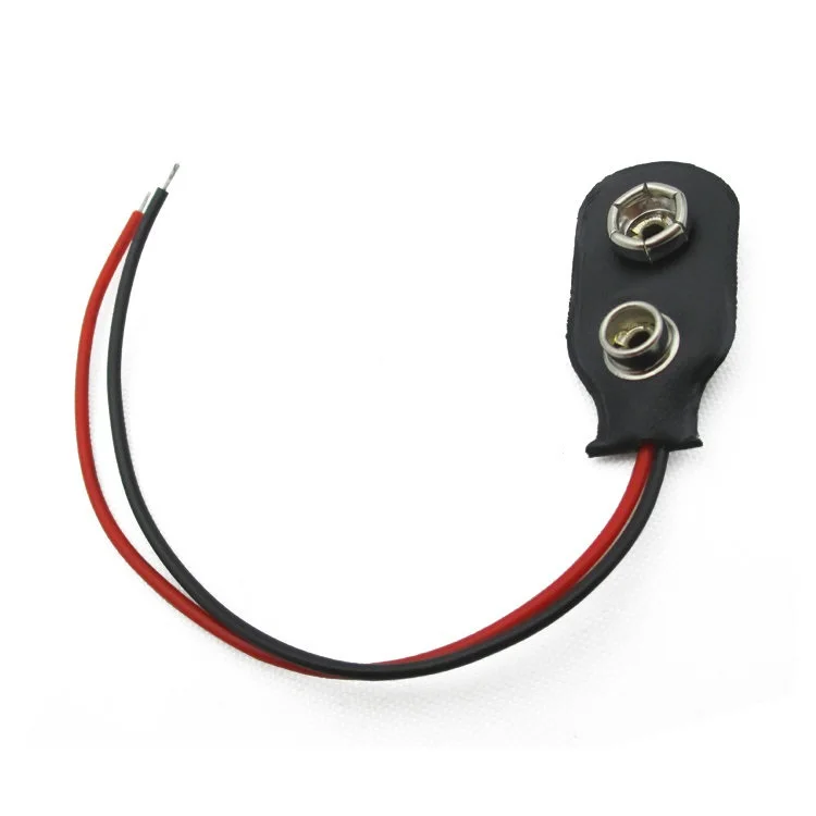 Glyduino 9V батарея Кнопка пряжка зажим соединитель держатель кабель|Электрические