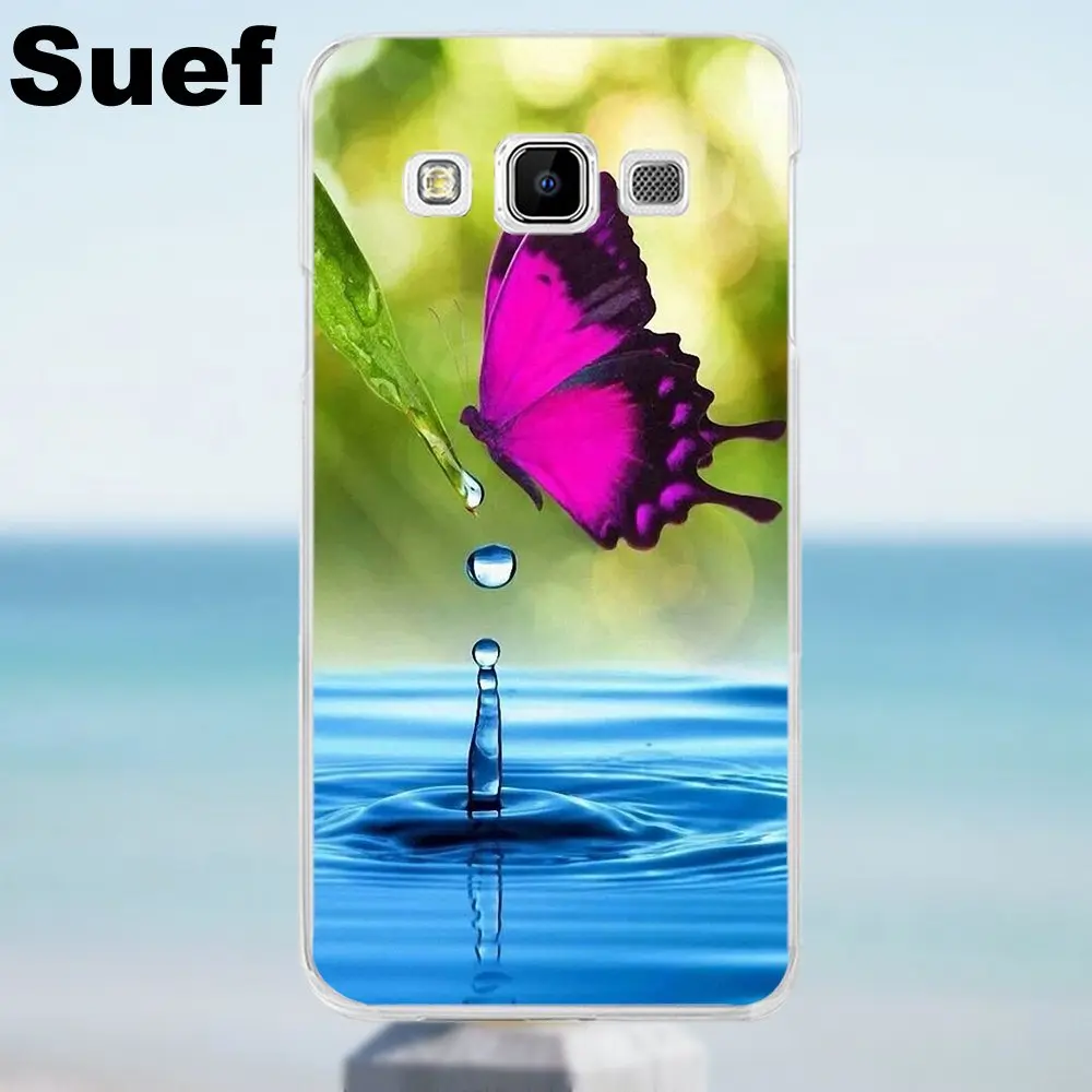 Suef Ariel Butterfly Мягкий чехол из ТПУ для Galaxy Alpha Core Prime Note 2 3 4 5 S3 S4 S5 S6 S7 S8 mini edge Plus |