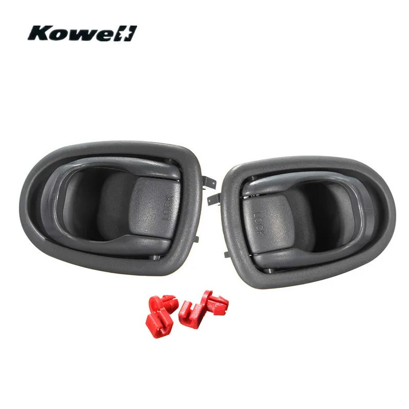 1 пара 2 шт. внутренней двери ручки для hyundai Elantra 1996-2001 1996 1997 1998 1999 2000 2001 спереди и сзади левой и правой стороны