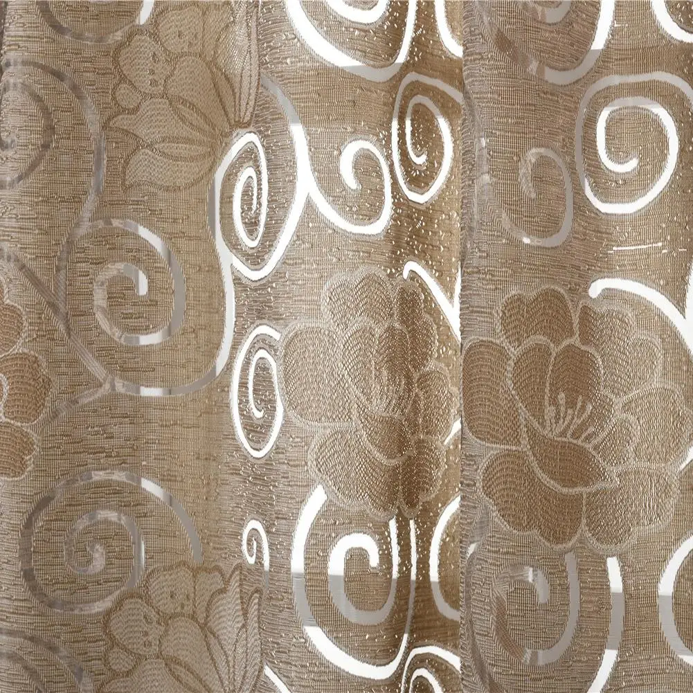 HobbyLane 130*100cm Peony Printing Chinese Style Window Curtain Short Bedroom Polyester Fiber Decoration | Дом и сад