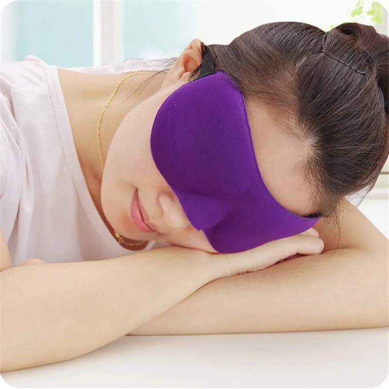 3D Eye Mask губка Тень Nap Обложка с завязанными глазами маска тени для век сна маски