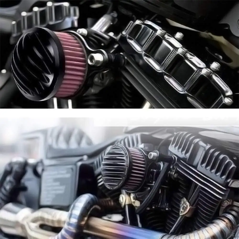 

Black Motorcycle Air Cleaner Intake air Filter harley intakeSystem Kit For Motorcycle Sportster XL883 XL1200 2004-2016
