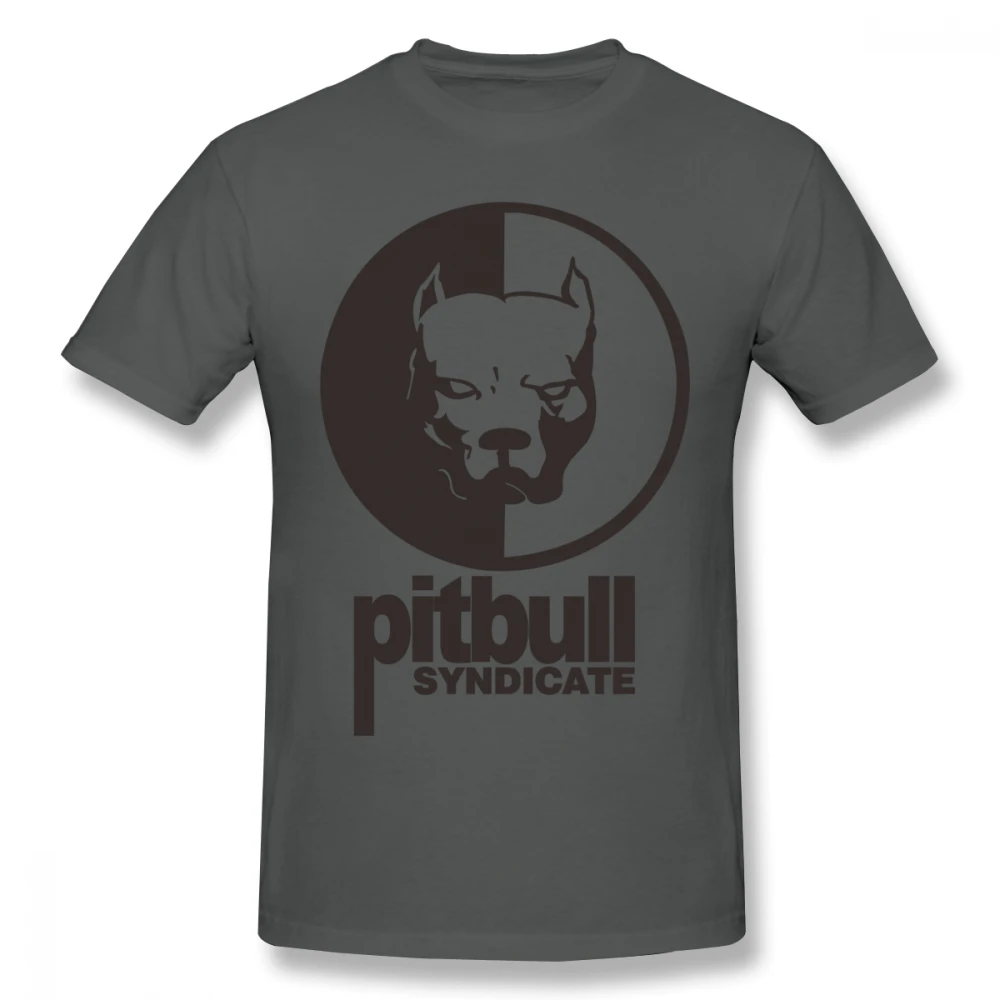 Pitbull Собака Футболка для мужчин плюс размер 4XL 6XL Команда Тройник |