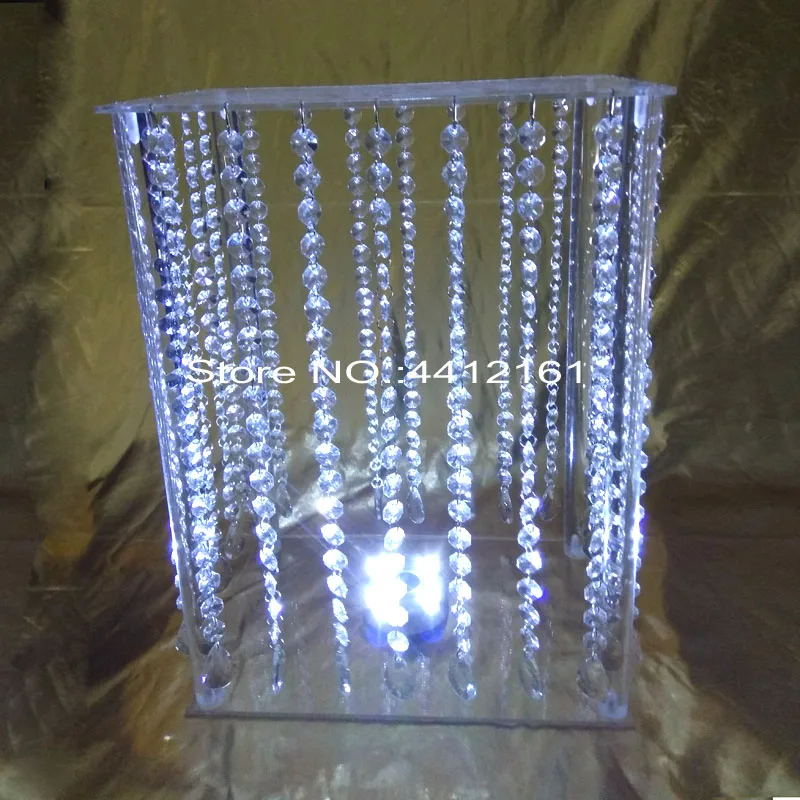 hot sale wedding flower vase stand walkway road lead table centerpieces event party T- decor with LED Light | Дом и сад