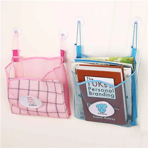 Детская сетка на присоске для хранения в ванной комнаты 25x26 см|bath organiser|baby