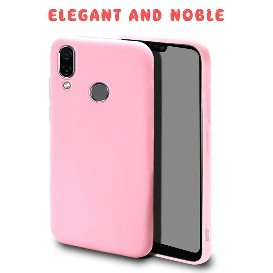 Чехол для телефона Honor Play COR L29 однотонный Ультратонкий Мягкий чехол из ТПУ ярких