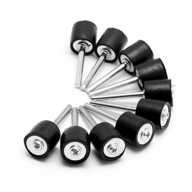 10 шт./лот барабанные резиновые оправки 1/8 дюйма хвостовик подходит для