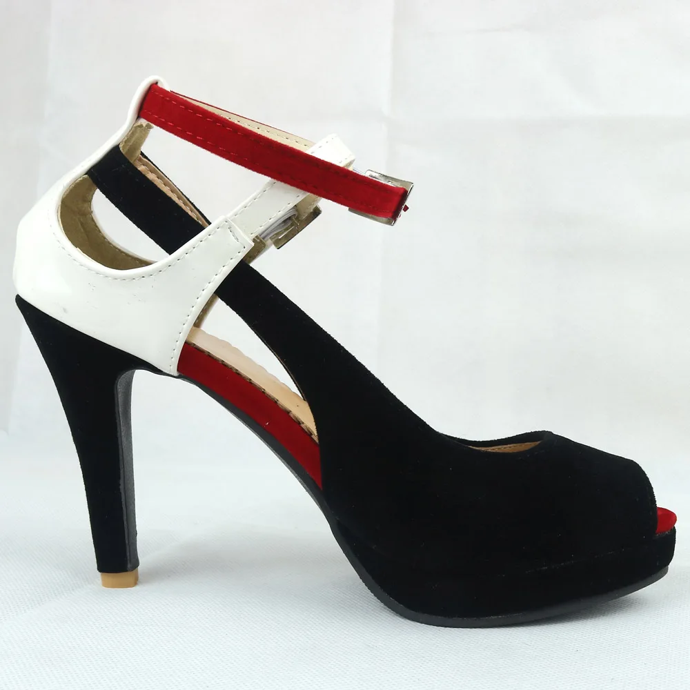 Женские Классические босоножки на платформе черные или белые