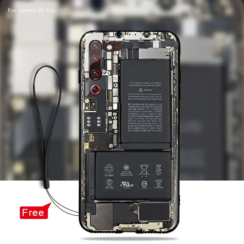 Чехол HODYEX для Lenovo Z6Pro Z6 Pro силиконовый мягкий чехол телефона из ТПУ Для задней