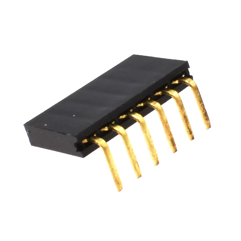 10 шт. 1X3 1X4 1X6 2X7 2X13 2X20 Pin 2,54 мм правый угол Однорядный штыревой разъем типа «папа» 90 градусов иглы Разъем