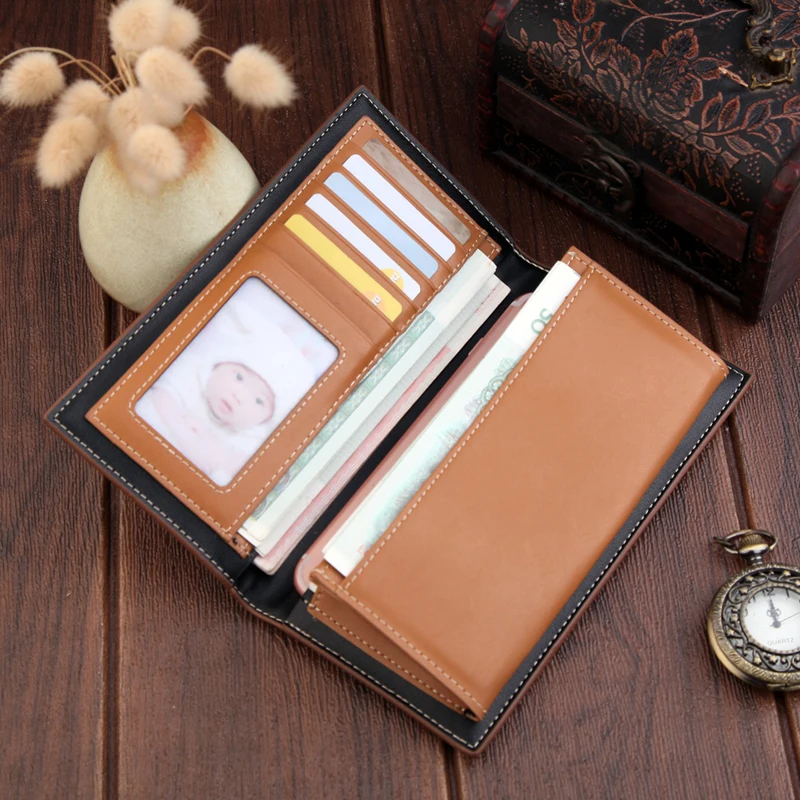 Для мужчин бумажник Великолепная кожа кредитной кошелек держатель для карт Блокировка молния Ретро карман