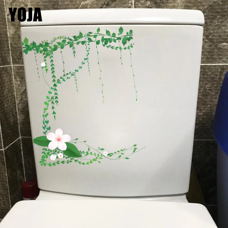 YOJA 21 5*22 3 см растительная зеленая лоза креативная домашняя Наклейка на стену