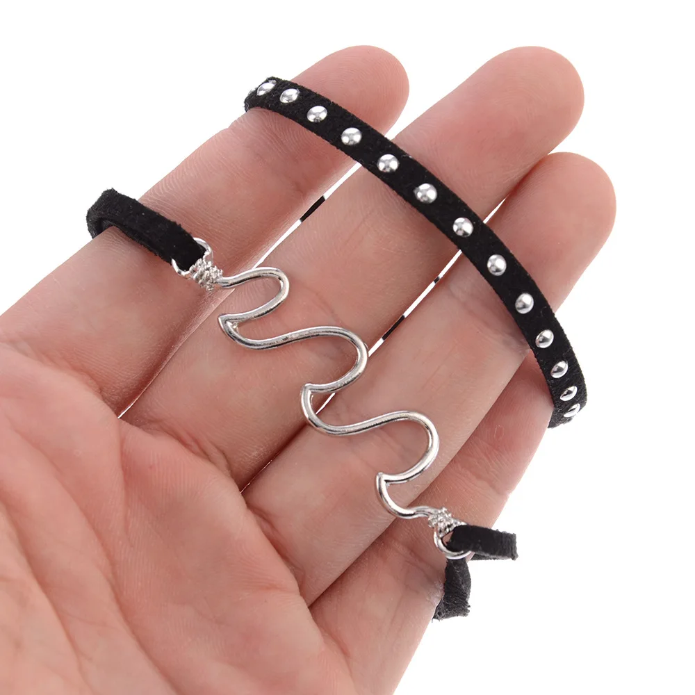 2 шт./компл. индивидуальный набор из кожи с заклепками и волнами многослойный