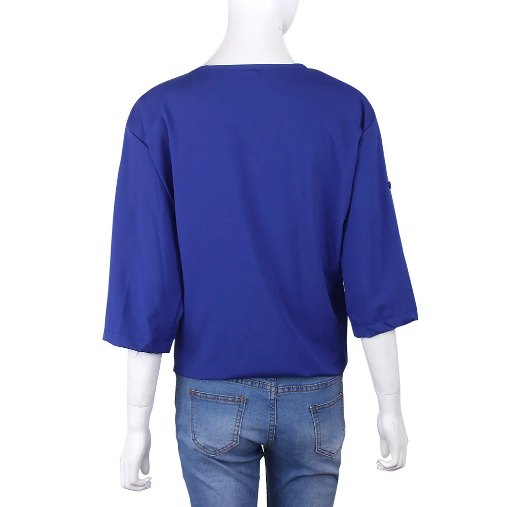 SIF Womens Loose Summer Sexy V Neck Shirts Tops Blouse Tee APR 26 |