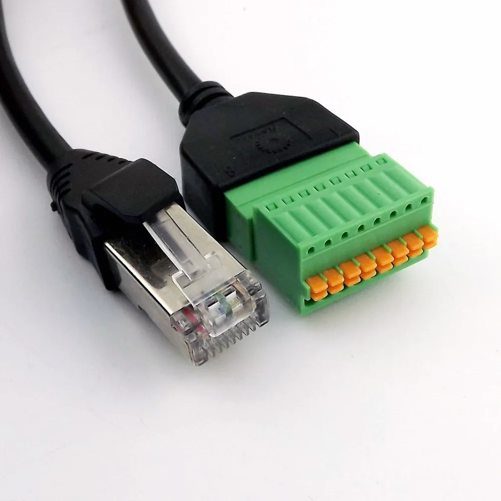 1 шт. разъем Ethernet RJ45 на 8 контактов 25 см |