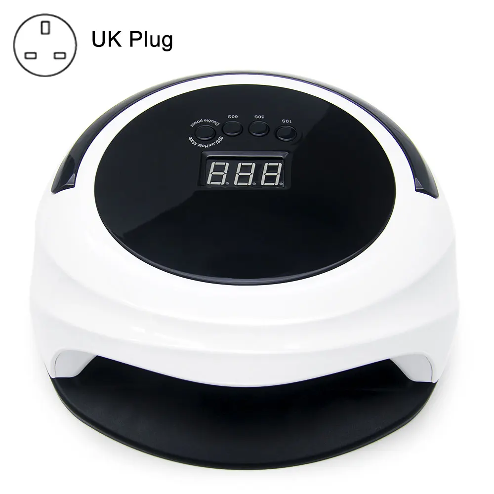 SUN X2 UK Plug Сушилка для ногтей LKE SUN X2 лампа для ногтей 72 Вт Портативный Светодиодный УФ-лампа для ногтей профессиональная Сушилка для ногтей оборудование подходит для всех гелей - Цвет: SUN X2 UK Plug