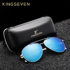 KINGSEVEN Для мужчин Алюминий поляризованных солнцезащитных очков Классический бренд солнцезащитные очки для женщин EMI защищая покрытие линз солнцезащитные очки для вождения, N7228
