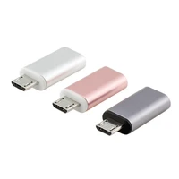 usb3 1 usb c type c female to micro usb 2 0 5pin male data adapter with alloy shell for tablet mobile phone