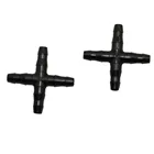 Садовый 47 мм шланг соединитель сельское хозяйство орошение 4-полосный шланг разветвители садовый шланг Быстрый Соединитель 1000 шт