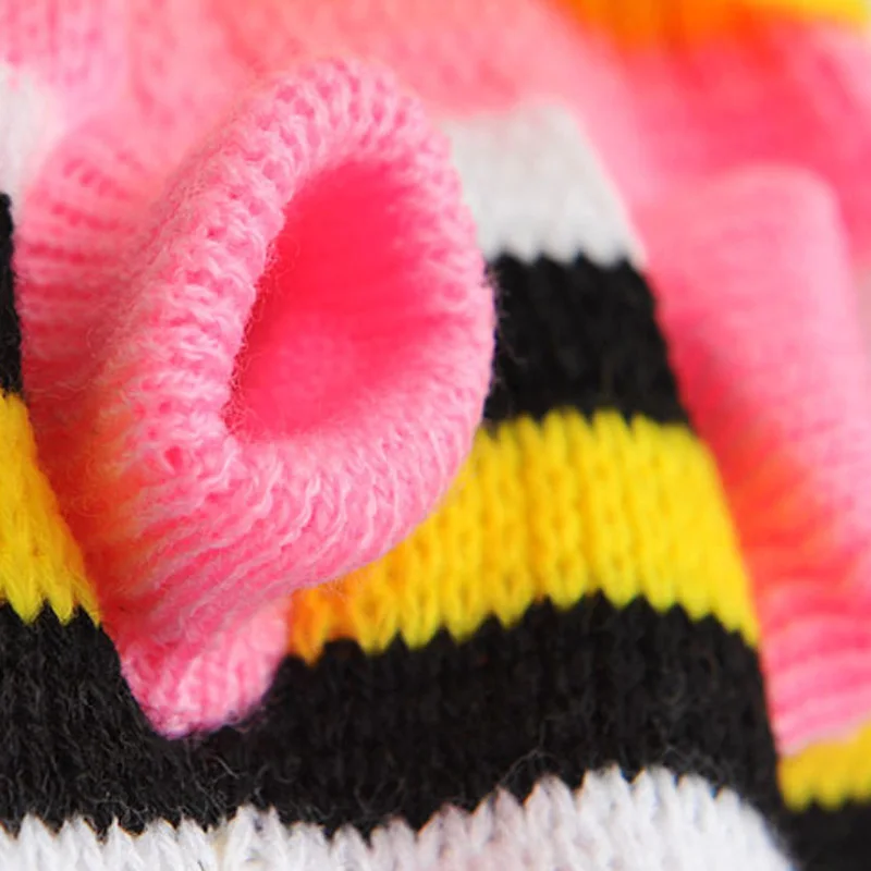 Шерстяное платье-свитер с принтом теплое осенне-зимнее вязаное платье