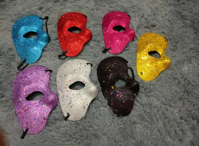 Маска в виде маскарада для вечевечерние левое лицо маска-гилтер опера мужчин