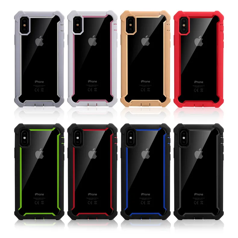 Сверхпрочная защита Doom Броня PC+ Мягкий ТПУ чехол для телефона для iPhone 11 Pro XS Max XR X 6 6S 7 8 Plus 5S 5 противоударный Прочный чехол