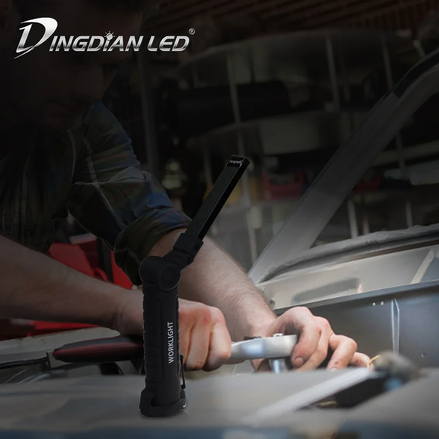 Светодиодный рабочий светильник с USB зарядкой портативный фонарь 18650 лм наружный