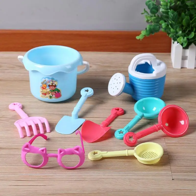 9 шт./компл. детский душ игровой чайник ведро для воды пляжный песок игрушки игр