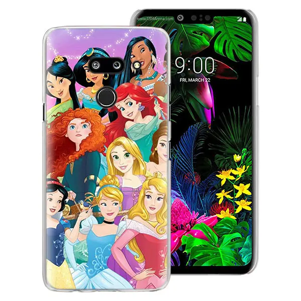 04 Капа Аладдин, Принцесса Жасмин чехол для телефона чехол для LG G7 G8 ThinQ G5 G6 V30 V40 V50 ThinQ Q6 Q7 жесткий чехол-накладка на заднюю крышку - Цвет: 04