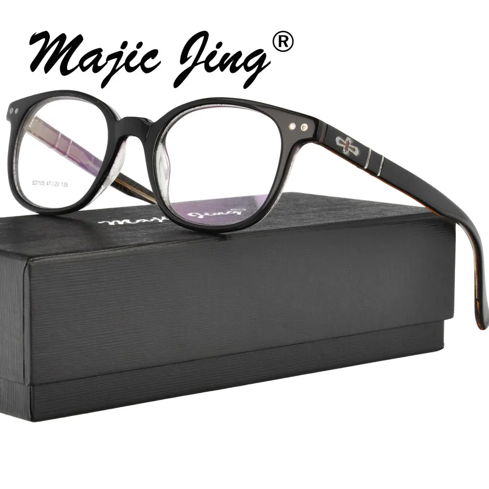 

Magic Jing Acetate prescription spectacles RX optical frames myopia eyewear eyeglasses for men SD1105
