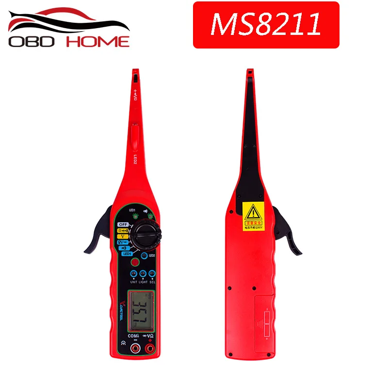 

Digital Multimeter MS8211 Power Electric Circuit Multi-function Automotive Electrical Multimeter Lamp Car Repair LCD detector