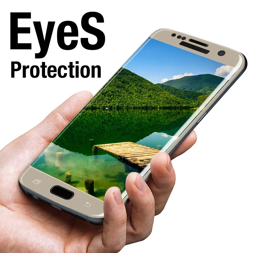 Wolfsay стекло для Samsung Galaxy S7 Edge закаленное 3D изогнутая полноэкранная Защитная