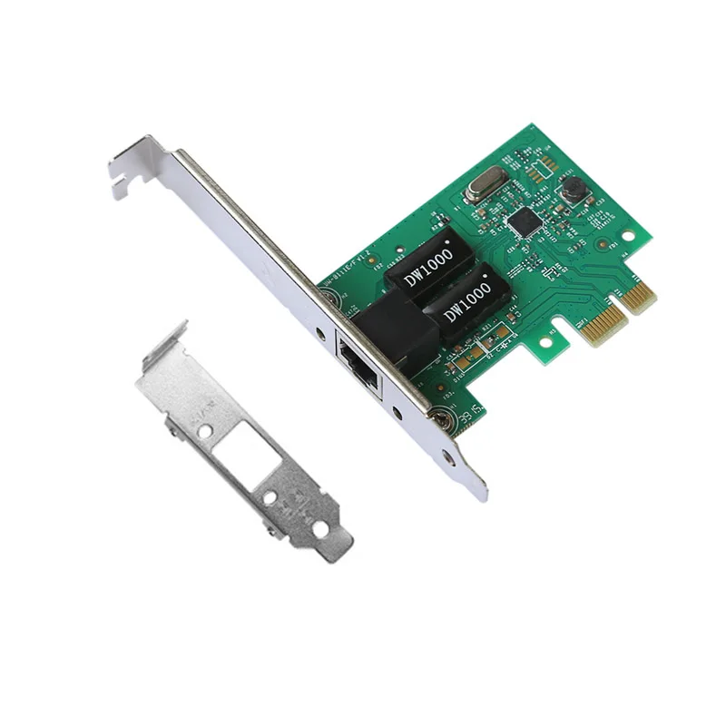 Гигабитный NIC Настольный PCI-E сетевой GbE 10/100/1000 МБ LAN адаптер карта низкопрофильный