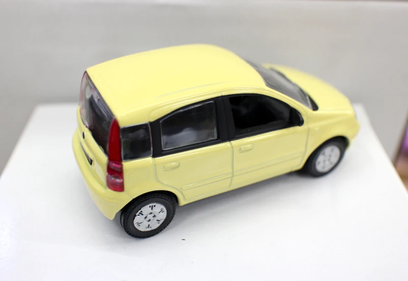 N OREV 1:43 FIA T PANDA YELLOW boutique литые игрушки для детей детские модель оригинальная