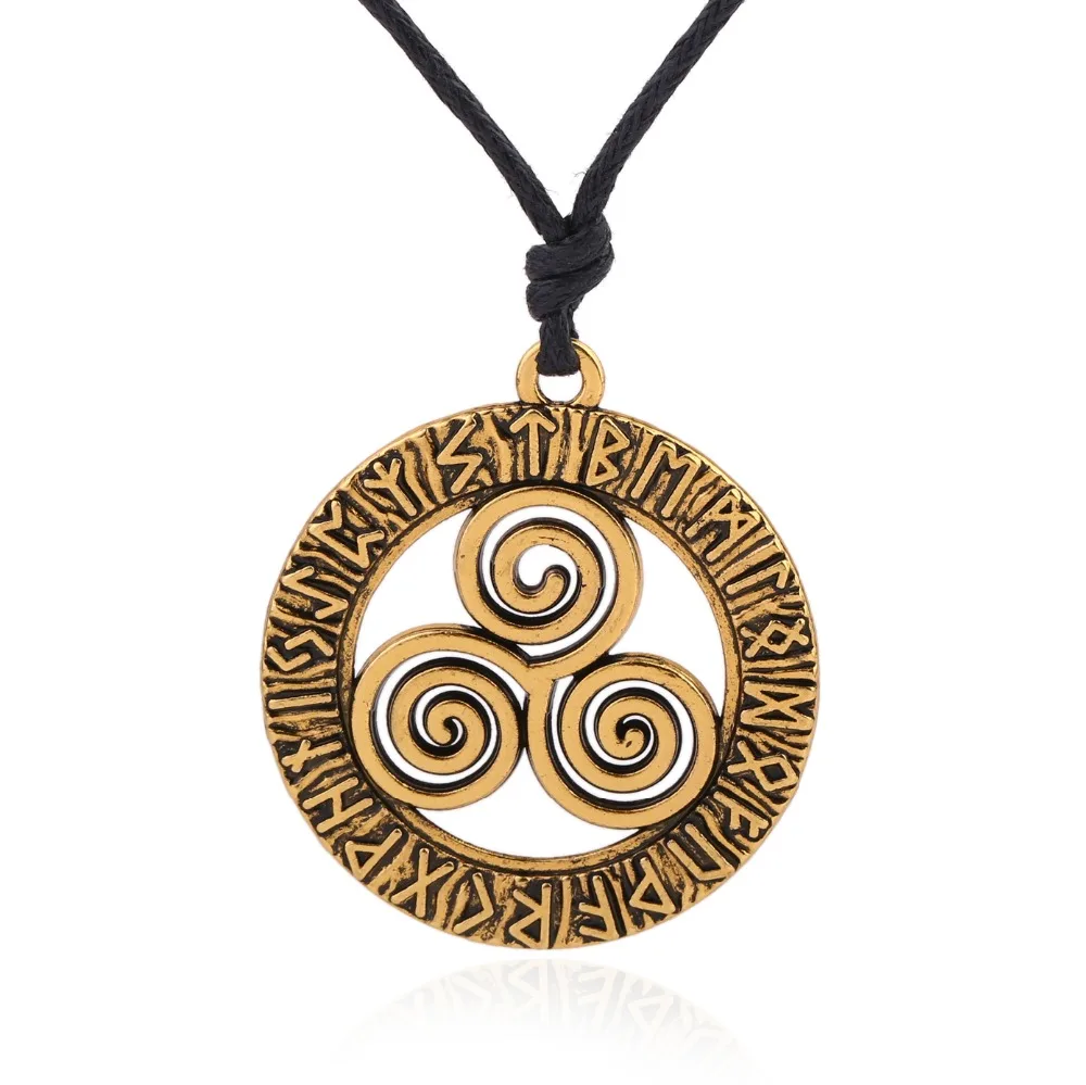 Teamer ожерелье из супернатурального талисмана винтажное с полым кулоном и тройной