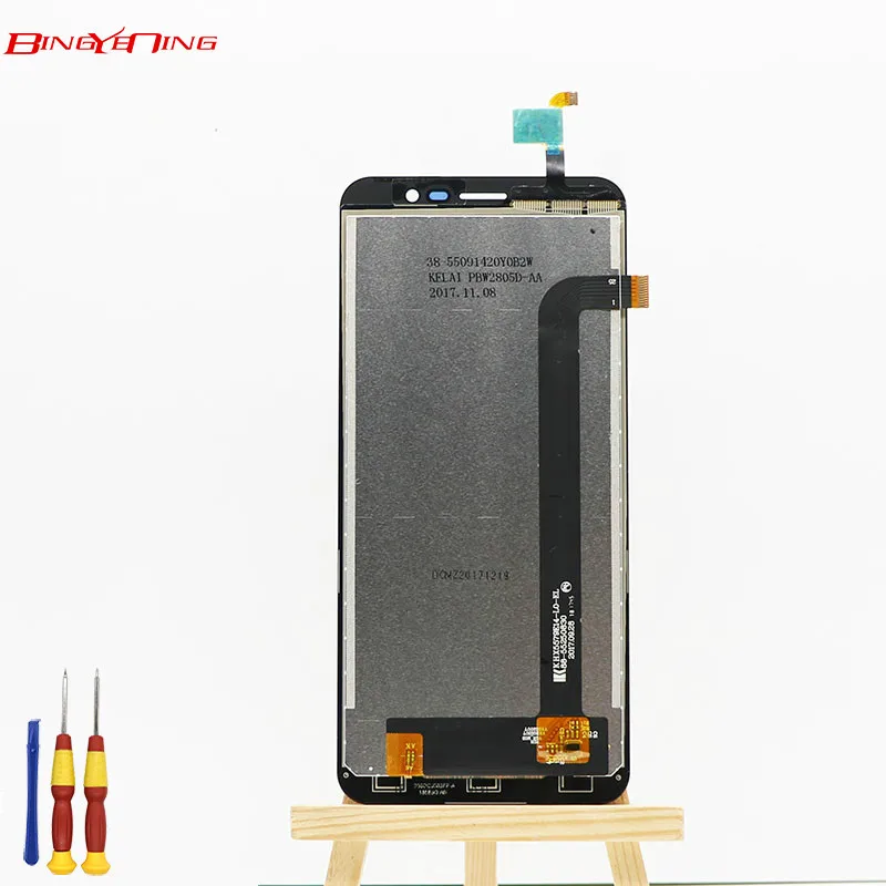 BingYeNing новый оригинальный для Homtom S16 сенсорный экран + ЖК дисплей в сборе Замена