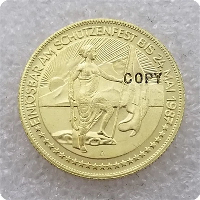 Швейцария 1987 фотография копия галларуса памятные монеты монет медаль