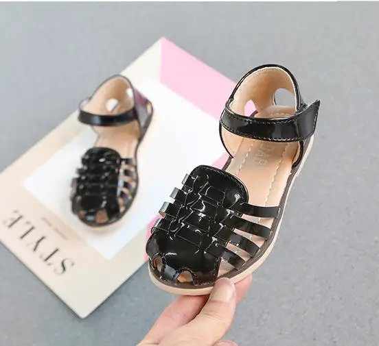 2019 summer new children's sandals fashion shoes elastic band comfortable open toe beach Roman |