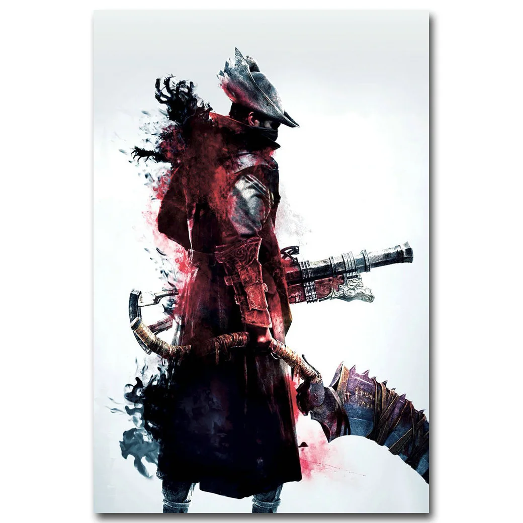 Bloodborne художественная шелковая ткань постер печать 13x20 20x30 дюймов Горячая игра картина для гостиной украшения стен 001 - Цвет: Picture 1