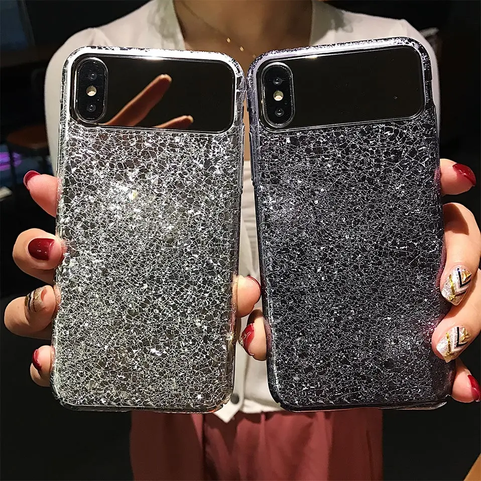 Лед Зеркало все включено жесткий чехол для телефона iphone 6 S 7 8 Plus Drop-доказательство