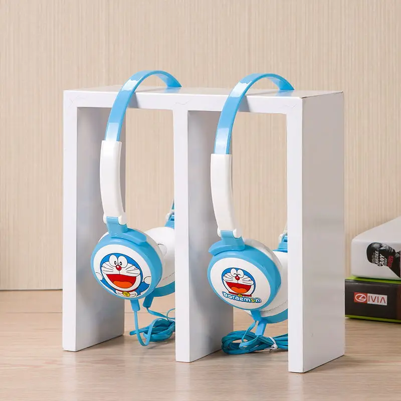 Doraemon 3 5 мм стерео Складная повязка на голову синие наушники гарнитура Kawaii