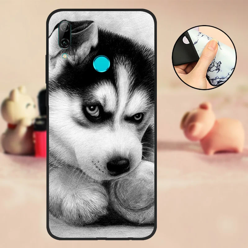 T07 P Smart Coque для huawei PSmart чехол силиконовый черный ТПУ 6," для huawei P Smart Чехол для мобильного телефона мягкий - Цвет: T07