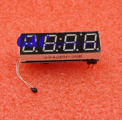 New Car LED Digital tube Clock Voltage Detector Temperature Detection Module | Электронные компоненты и