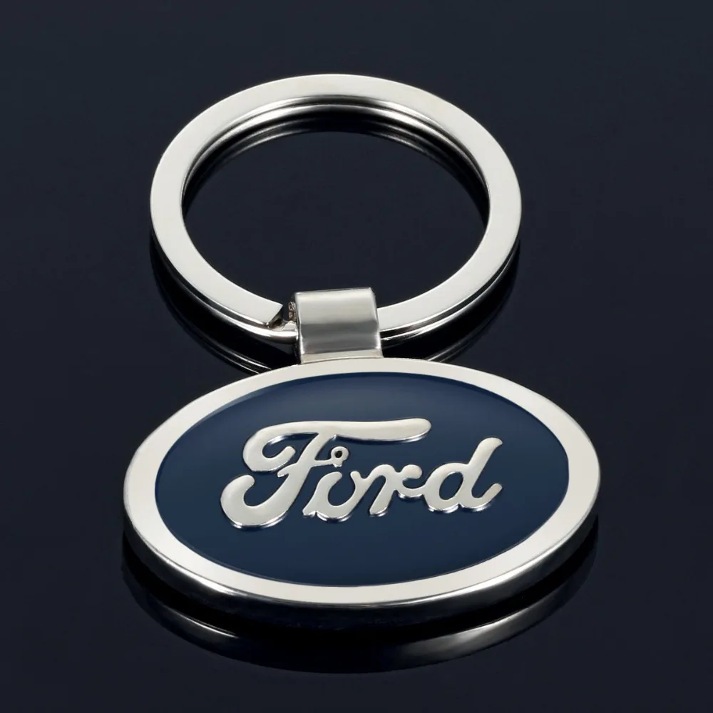 Креативные подарки Ford Авто двухсторонний Логотип машина металлический брелок