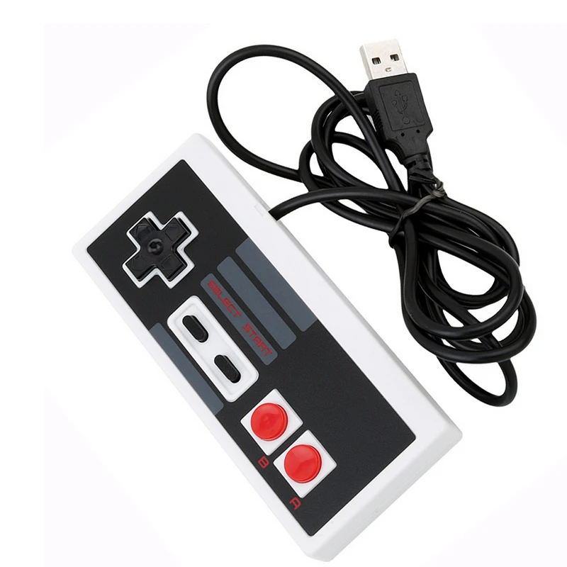 1 шт. классический ретро проводной USB игровой контроллер для Nintendo NES джойстик Windows